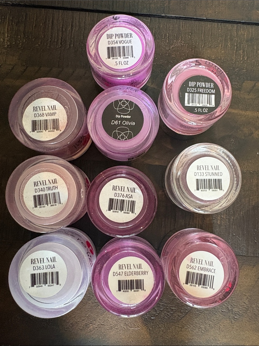 Revel Nail Dip Powder Set in Pink & Lavender Shades - Picture 2 of 2